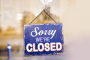 closed sign - Copyright – Stock Photo / Register Mark