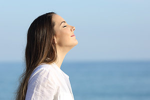 breath exercise - Copyright – Stock Photo / Register Mark