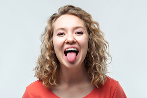 tongue diagnosis - Copyright – Stock Photo / Register Mark