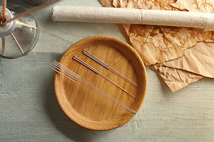 acupuncture needles - Copyright – Stock Photo / Register Mark