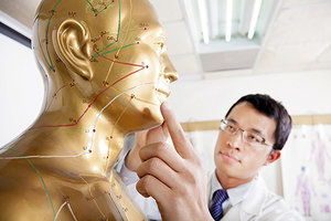 acupuncture points - Copyright – Stock Photo / Register Mark