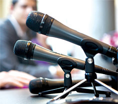 Microphones - Copyright – Stock Photo / Register Mark