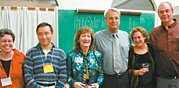 Sydnie Bryant, Jaime Wu, Linda Fontaine, Jim Coombes, Ann Covell, and Stuart Watts. - Copyright – Stock Photo / Register Mark