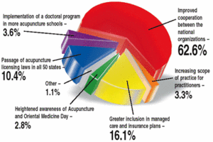 Pie Graph for the April 2004 Acupunture Today Poll.
		<div id=