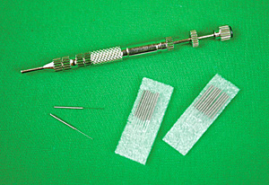 auriculotherapy needles - Copyright – Stock Photo / Register Mark