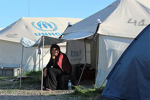 AWB Refugees in Greece - Copyright – Stock Photo / Register Mark