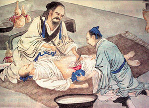 Hua Tuo performing surgery. - Copyright – Stock Photo / Register Mark