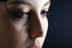 crying woman - Copyright – Stock Photo / Register Mark