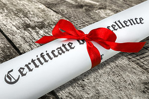 diploma - Copyright – Stock Photo / Register Mark