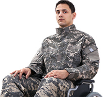 disabled solider - Copyright – Stock Photo / Register Mark