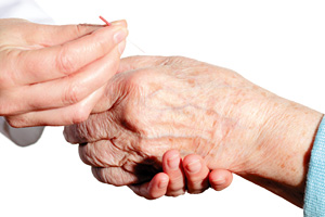 Caring For Elders With Acupuncture - Copyright – Stock Photo / Register Mark