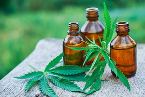 hemp oil - Copyright – Stock Photo / Register Mark