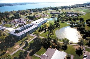 An aerial view of New York Chiropractic College. - Copyright – Stock Photo / Register Mark