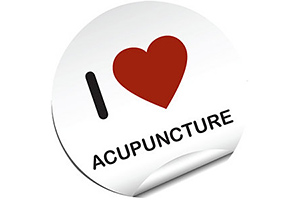 i love acupuncture sticker - Copyright – Stock Photo / Register Mark