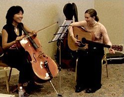 Janet Li and Abby Jones performing at the Gala Dinner. - Copyright – Stock Photo / Register Mark