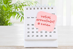 virtual calendar - Copyright – Stock Photo / Register Mark