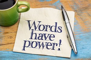 words have power - Copyright – Stock Photo / Register Mark